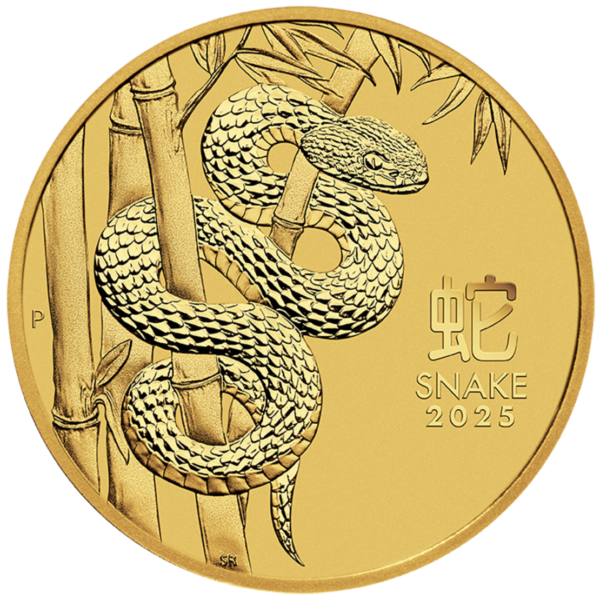 1 Unze Gold Lunar III Schlange